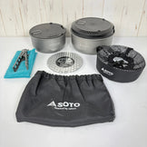 【OneSize グレー系】 Soto ( ソト ) ナビゲーター クック システム Navigator Cook System アルミ クックウェア クッカー コッフェル z00056583  クッカー コッフェル クックウェア