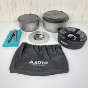 【OneSize Gray】 Soto Navigator Cook System Aluminum Cookware z00056583 Cooker Pot Cookware
