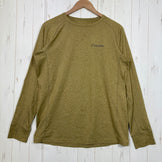 【Men's M ベージュ系】 Teton Bros ( ティートンブロス ) ベイパー ロングスリーブ Vapor L/S 吸水速乾 ストレッチ サムホール ポリエステル ウェア トップス インナー シャツ ロングスリーブTシャツ クルーネック 化繊 z00060