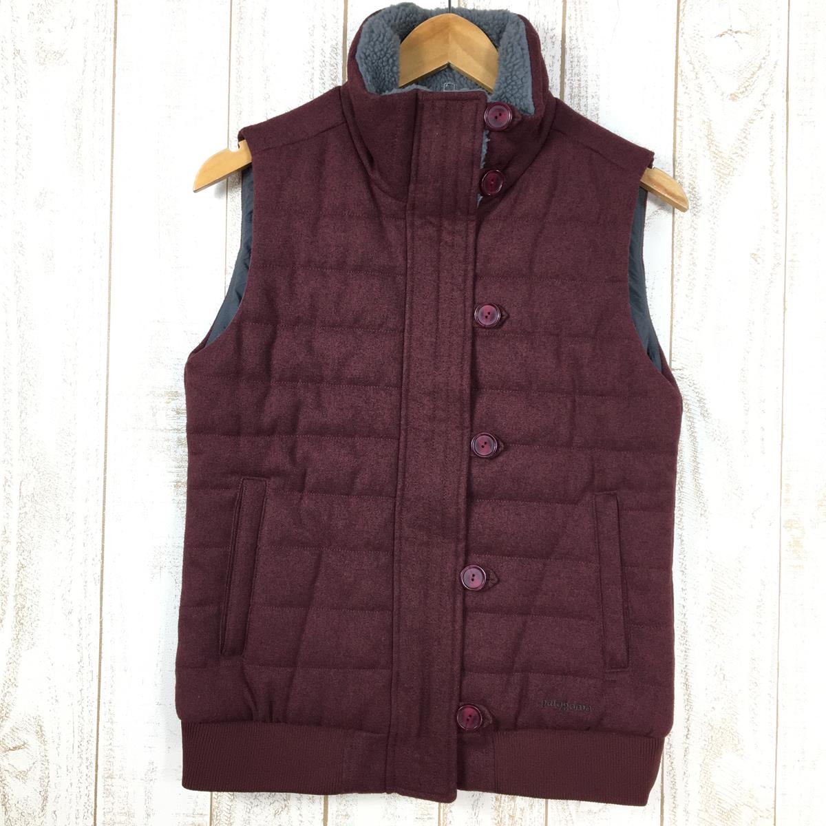 【Women's S レッド系】 Patagonia ( パタゴニア ) ヴァガボンド ベスト Vagabunda Vest サーモグリーン インサレーション 28480 International Women's DAK 化繊インサレーション アウター ジャケット