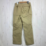 Montbell Convertible Cargo Pants, Men's S-Long Beige, Light Tan Nylon, z00054063