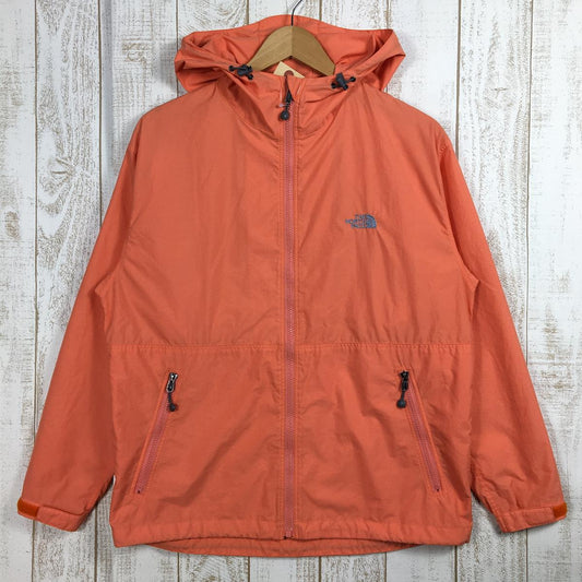 【Women's L オレンジ系】 The North Face ( ザ・ノースフェイス ) コンパクト ジャケット Compact Jacket ウィンドシェル フーディ NPW11410 Asian Women's  ウィンドシェル アウター ジャケット トップス