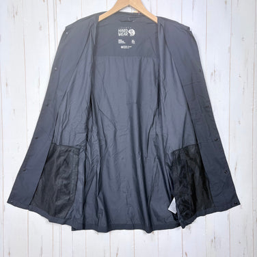 【Men's XL ブラック系】 Mountain Hardwear ( マウンテンハードウェア ) コア エアシェル シャツ ジャケット Kor AirShell Shirt Jacket ナイロン ウェア トップス インナー シャツ ロングスリーブシャツ 化繊 z