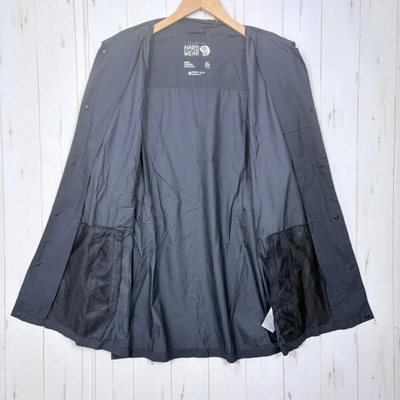 【Men's XL ブラック系】 Mountain Hardwear ( マウンテンハードウェア ) コア エアシェル シャツ ジャケット Kor AirShell Shirt Jacket ナイロン ウェア トップス インナー シャツ ロングスリーブシャツ 化繊 z