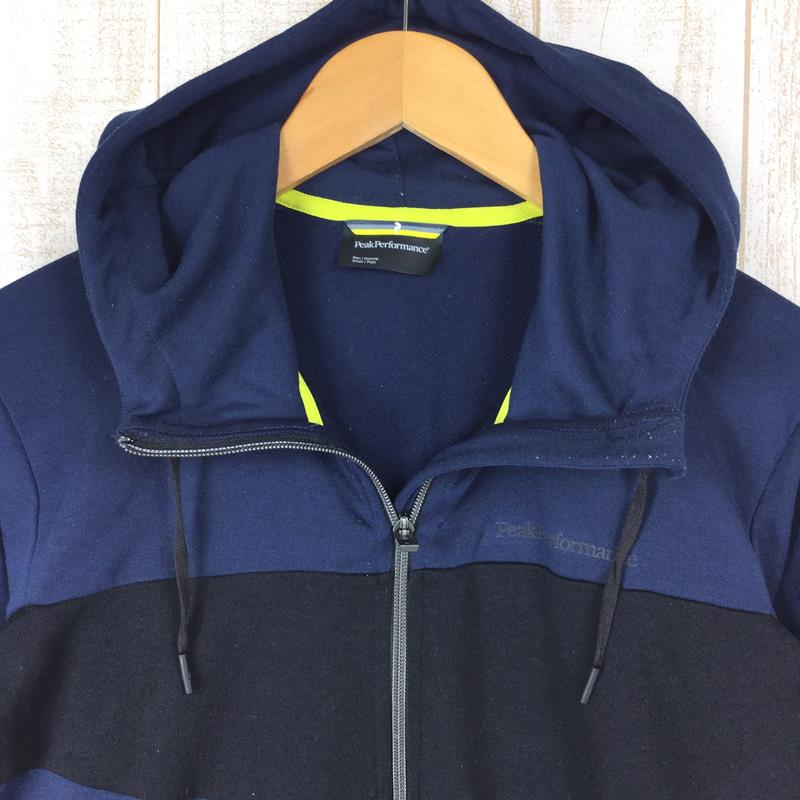 【男士S海军蓝】Peak Performance Structure Zip Hood 全拉链连帽衫 G60474002 国际男士合成纤维