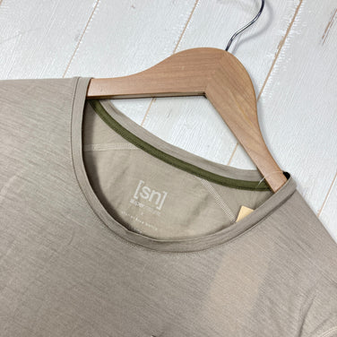 【Unisex L ベージュ系】 Atelier Blue Bottle ( アトリエブルーボトル ) ハイカーズ Tシャツ Hiker's T-shirts Sn Supernatural コラボ ウール ウェア トップス インナー シャツ ショートスリーブTシャツ