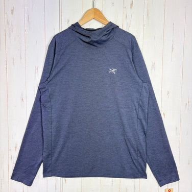 【Men's S ネイビー系】 Arcteryx ( アークテリクス ) コーマック フーディ メンズ Cormac Hoody Men's UPF 50+ / Ostria / DAO ポリエステル ウェア トップス インナー シャツ フーディ 化繊 z00061