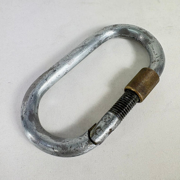 【OneSize シルバー系】 1970s Evernew ( エバニュー ) ヴィンテージ カラビナ 4個セット Vintage Carabiner 4-Piece Set PIONEER刻印 スクリューロック混在 ロッククライミングギア z00061781  ロ