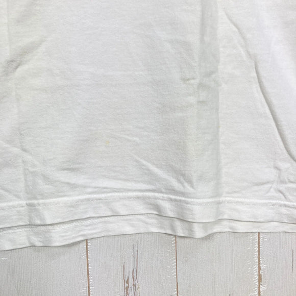 【Men's L ホワイト系】 1990s Patagonia ( パタゴニア ) カヤック プリント オーガニックコットン Tシャツ Kayak Print Organic Cotton T-Shirt 生産終了モデル 入手困難 黒タグ オーガニックコットン ウェ