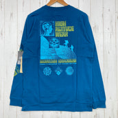 【Men's M ブルー系】 Mountain Hardwear ( マウンテンハードウェア ) ハイアルティテュード ロングスリーブ High Altitude Long Sleeve OM4891 102 z00058258 102 コットン ロングスリーブT