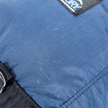 均码 海军蓝 1990 年代 Gregory Day Pack 海军蓝（已停产型号，很难找到）蓝色标签，旧标签，尼龙袋，储物背包，背包，容量：高达 29 升，z00053470 海军蓝