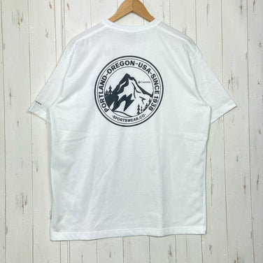 【Men's XL ホワイト系】 Columbia ( コロンビア ) アーバン ハイク グラフィック ショート スリーブ Tシャツ Urban Hike Graphic Short Sleeve T Shirt ポリエステル ウェア トップス インナー シャツ ショ