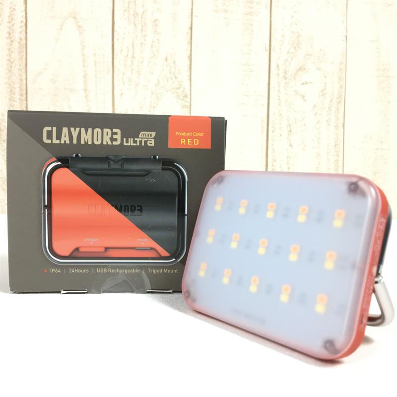 【OneSize レッド系】 Claymore ( クレイモア ) ウルトラミニ Ultra Mini 500ルーメン Usb充電 3500Mah Ledランタン ランプ 投光器 Clc-401Rd CLC-401 Red ランタン ライティングギア