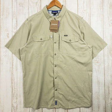 【Men's L ベージュ系】 2020 Patagonia ( パタゴニア ) ソル パトロール II ショート Sol Patrol ⅡShirt ELKH / El Cap Khaki 入手困難 ポリエステル ウェア トップス インナー シャツ ショートスリー - 【公式】2ndGEAR（セカンドギア）Webショップ【登山用品・アウトドア用品専門 買取販売店】