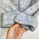 【Women's XS グレー系】 Mammut ( マムート ) チャムエラ ミッドレイヤー フーデッド ジャケット アジアンフィット Chamuera ML Hooded Jacket AF Women 裏起毛｜ニットフリース ポリエステル ウェア トップス アウタ