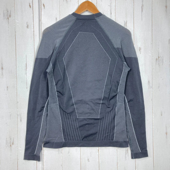 【Men's S/M グレー系】 Millet ( ミレー ) コンプレッション ロングスリーブ ティー ポリプロピレン ウェア トップス インナー シャツ ロングスリーブTシャツ クルーネック 化繊 z00059355  化繊 ロングスリーブTシャツ クルーネック