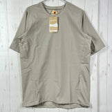 【Unisex S カーキ系】 Houdini ( フーディニ ) ウェザー ティー Weather Tee 159784 SANDSTORM z00055959 SANDSTORM 化繊 ショートスリーブTシャツ クルーネック インナー シャツ トップス ウェア