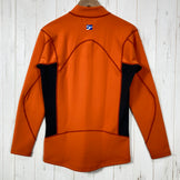 【Men's L オレンジ系】 Finetrack ( ファイントラック ) フラッドラッシュ ジップネック Flad Rush Zip Neck ポリエステル ウェア トップス インナー シャツ ロングスリーブシャツ 化繊 z00060178  化繊 ロングスリー