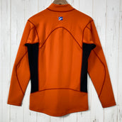 【Men's L オレンジ系】 Finetrack ( ファイントラック ) フラッドラッシュ ジップネック Flad Rush Zip Neck ポリエステル ウェア トップス インナー シャツ ロングスリーブシャツ 化繊 z00060178  化繊 ロングスリー
