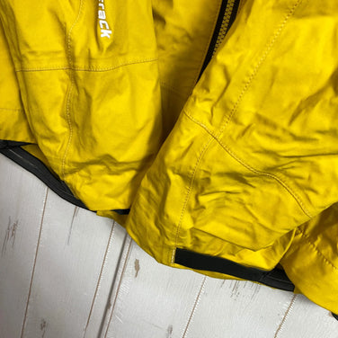Finetrack Everbreath Acro Jacket, Men's Size L, Yellow. Sulfur Yellow Nylon Hardshell Jacket (z00054097).