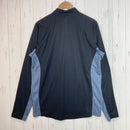 【Men's XL ブラック系】 Millet ( ミレー ) ハーフジップ ロングスリーブ メッシュティー ポリエステル ウェア トップス インナー シャツ ロングスリーブシャツ 化繊 z00060397  化繊 ロングスリーブシャツ インナー シャツ トップス ウ-2
