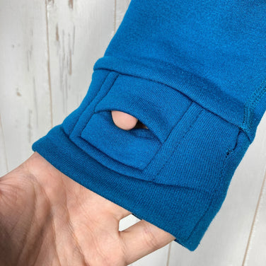 男式中蓝色 Ternua 保暖全拉链羊毛夹克 (z00053535)