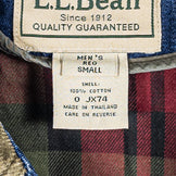 男士海军蓝Llbean牛仔野战大衣，PrimaLoft法兰绒内衬。已停产，难觅踪影。合成羽绒服。