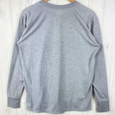 [Unisex M Gray] Bring Drycottony Long Sleeve T-Shirt - Polyester Wear Tops Inner Shirt Long Sleeve T-Shirt Crew Neck Synthetic Fiber z0