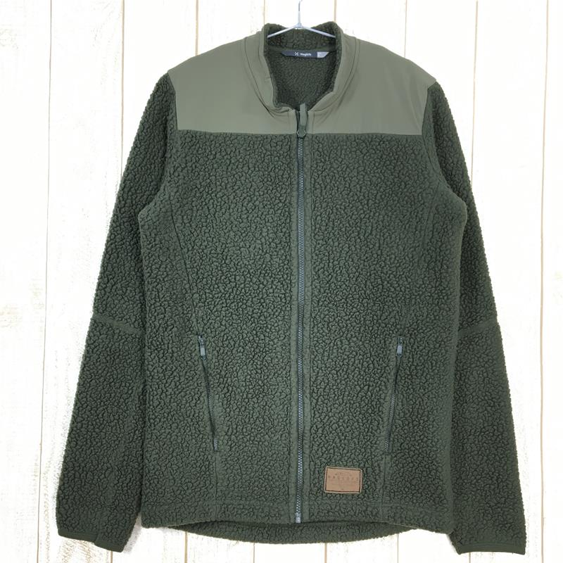 【Men's S グリーン系】 Haglofs ( ホグロフス ) パイル ジャケット Pile Jacket レトロ フリース ポーラテック 603640 International Men's Deep Woods / Sage Green フリース アウター