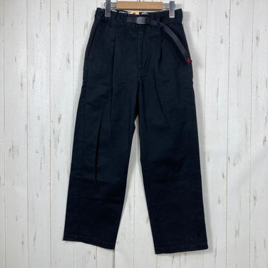 【Women's S ブラック系】 Gramicci ( グラミチ ) ベルト タック ワイド パンツ Belt Tuck Wide Pants 入手困難 Dickies × FREAK'S STORE 別注 トリプルネーム ポリエステル ウェア ボトムス ロングパンツ