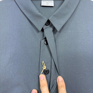 [Men's M Gray Series] Houdini Men's Cosmo Shirt M's Cosmo Shirt 238724 Thunder Gray z00058241 Thunder Gray Synthetic Short Sleeve Shirt Inner Shirt Top