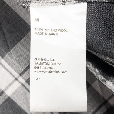 【Unisex M グレー系】 Yamatomichi ( 山と道 ) ベータ メリノ コーチ シャツ ジャケット β Merino Coach Shirt Jacket メリノウール Asian Unisex 入手困難 Gray Check ウール ロングスリーブ - 【公式】2ndGEAR（セカンドギア）Webショップ【登山用品・アウトドア用品専門 買取販売店】