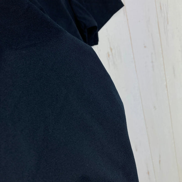 【Men's M ブラック系】 Answer4 ( アンサーフォー ) ドクロウサギ刺繍 ロングショートスリーブティー 入手困難 ジェリー鵜飼デザイン ポリエステル ウェア トップス インナー シャツ ロングスリーブTシャツ クルーネック 化繊 z00057171
