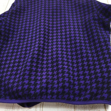 【Men's M パープル系】 Patagonia ( パタゴニア ) プリンテッド ライトウェイト シンチラ スナップt スペシャル Printed Light Weight Synchilla Snap-T Sp ハウンドトゥース：エッグプラント×ブラック フリ - 【公式】2ndGEAR（セカンドギア）Webショップ【登山用品・アウトドア用品専門 買取販売店】