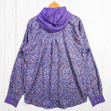 【Men's L パープル系】 Jolly Gear（ジョリーギア） トリプルクラウン ボタンダウン ロングスリーブ TRIPLE CROWN BUTTON DOWN LONG SLEEVE Purple Turkey Turkey Trail ポリエステル ウェア - 【公式】2ndGEAR（セカンドギア）Webショップ【登山用品・アウトドア用品専門 買取販売店】