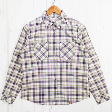 【Women's M パープル系】 Foxfire ( フォックスファイヤー ) SCプレイドシャツ ポリエステル ウェア トップス インナー シャツ ロングスリーブシャツ コットン z00052636 コットン ロングスリーブシャツ インナー シャツ トップス ウェ - 【公式】2ndGEAR（セカンドギア）Webショップ【登山用品・アウトドア用品専門 買取販売店】