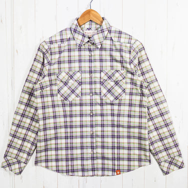 【Women's M パープル系】 Foxfire ( フォックスファイヤー ) SCプレイドシャツ ポリエステル ウェア トップス インナー シャツ ロングスリーブシャツ コットン z00052636 コットン ロングスリーブシャツ インナー シャツ トップス ウェ - 【公式】2ndGEAR（セカンドギア）Webショップ【登山用品・アウトドア用品専門 買取販売店】