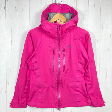 Mountain Hardwear Alchemy Hooded Jacket, Women's Medium, Pink. This nylon softshell jacket is a perfect outerwear piece. (Product code: z00053760)