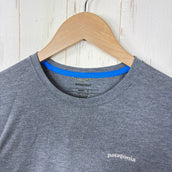 【Men's S ネイビー系】 2015 Patagonia ( パタゴニア ) ショートスリーブ ナイン トレイルズ シャツ S/S Nine Trails Shirt ポリエステル ウェア トップス インナー シャツ ショートスリーブTシャツ クルーネック 化繊