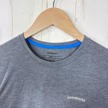 【Men's S ネイビー系】 2015 Patagonia ( パタゴニア ) ショートスリーブ ナイン トレイルズ シャツ S/S Nine Trails Shirt ポリエステル ウェア トップス インナー シャツ ショートスリーブTシャツ クルーネック 化繊 - 0