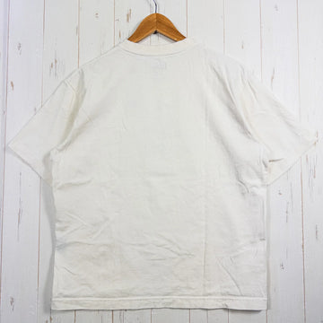 【Men's M アイボリー系】 Jackwolfskin ( ジャックウルフスキン ) ジェーピー ウォウ ピーク ウルフ ティー JP WHW PEAK WOLF T オーガニックコットン ウェア トップス インナー シャツ ショートスリーブシャツ コットン z0 - 0