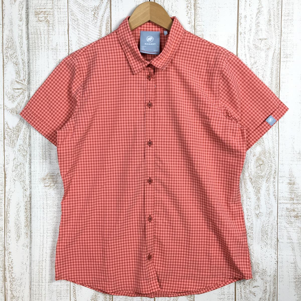 【Women's S ピンク系】 Mammut ( マムート ) アーダ シャツ Aada Shirt ショートスリーブ 1015-01240 Women's  化繊 ショートスリーブシャツ インナー シャツ トップス ウェア