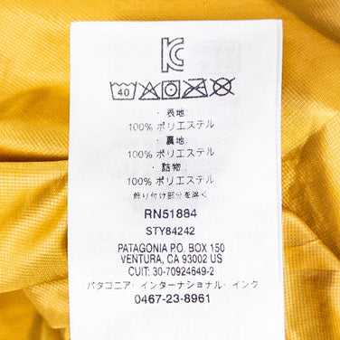 【男款小黄】2020 Patagonia Nano Puff Vest BKWG 合成羽绒背心（含合成保暖材料）z00053179 BKWG 合成保暖背心