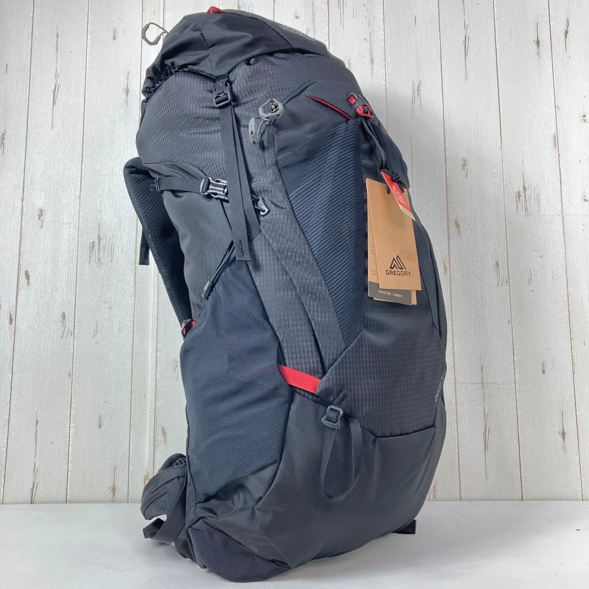 Unisex M/L Black】 Gregory Zulu 35 Volcanic Black Nylon Bag 