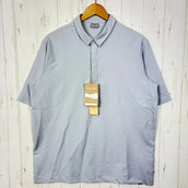 【Men's M グレー系】 Houdini ( フーディニ ) メンズ コスモ シャツ M's Cosmo Shirt 238724 GROUND GREY z00055924 GROUND GREY 化繊 ショートスリーブシャツ インナー シャツ トップス ウ