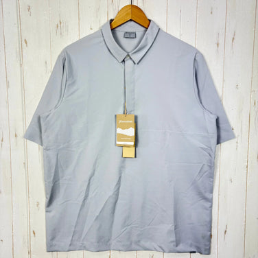 【男款 M 灰色系】 Houdini ( 胡迪尼 ) 男士 Cosmo 衬衫 M's Cosmo Shirt 238724 GROUND GREY z00055924 GROUND GREY 化纤 短袖衬衫 内搭 衬衫 上衣 男