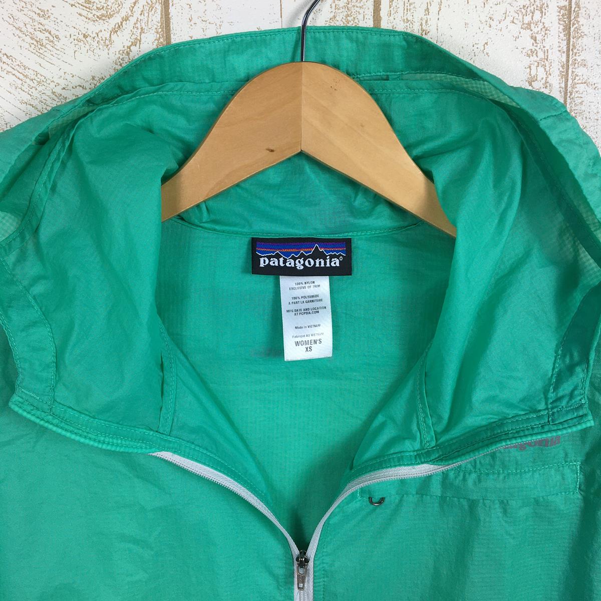 [Women's XS Green] Patagonia Houdini Jacket Windshell Hoodie 24145 International Women's LQA Windshell Outer Jacket Tops