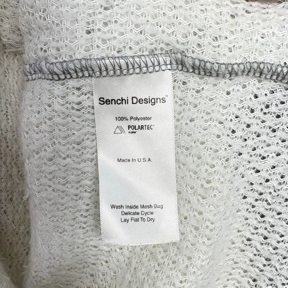 【Unisex S ホワイト系】 Senchi Designs ( センチデザインズ ) レン アルファ 60 フーディ Wren Alpha 60 Hoodie Steel / Pearl ポリエステル ウェア トップス アウター ジャケット フリース z00060