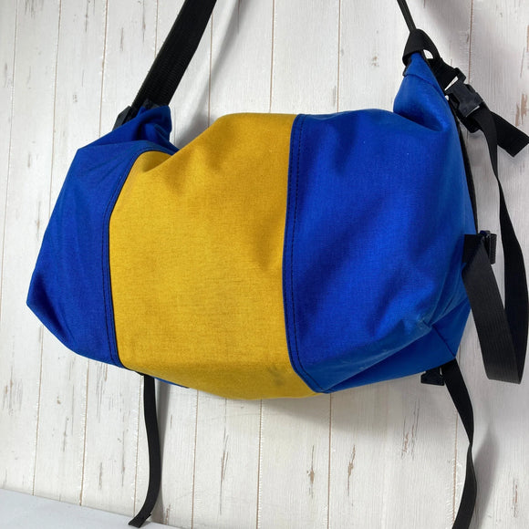 【OneSize ブルー系】 1996 Timbuk2 ( ティンバック ツー ) クラシック メッセンジャーバッグ L Classic Messenger Bag L ビンテージ オリジナル 入手困難 旧タグ コーデュラナイロン製 ウクライナカラー バッグ スト