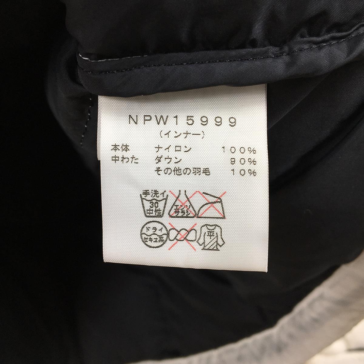 【Women's L ホワイト系】 The North Face ( ザ・ノースフェイス ) スクープ トリクライメート ジャケット Scoop Triclimate Jacket インナーのみ ダウンジャケット NPW15999 Asian Women's  ダウンイ